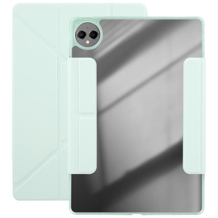 For Huawei MatePad Pro 12.2 2024 Magnetic Detachable Dual-Clasp Acrylic Deformation Leather Tablet Case(Baby Green) - free shipping - PMC TechLife - Order now!