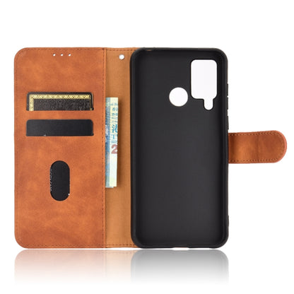 For DOOGEE N20 Pro Solid Color Skin Feel Magnetic Buckle Horizontal Flip Calf Texture PU Leather Case with Holder & Card Slots & Wallet(Brown) - More Brand by PMC Jewellery | Online Shopping South Africa | PMC Jewellery | Buy Now Pay Later Mobicred