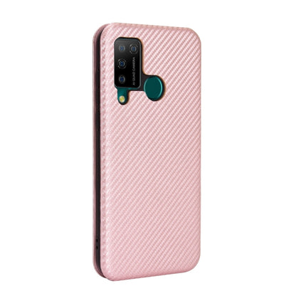 For DOOGEE N20 Pro Carbon Fiber Texture Horizontal Flip TPU + PC + PU Leather Case with Card Slot(Pink) - More Brand by PMC Jewellery | Online Shopping South Africa | PMC Jewellery | Buy Now Pay Later Mobicred