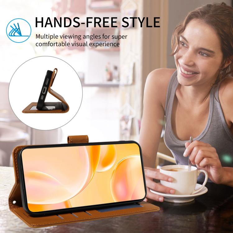 For Motorola Edge 50 Ultra 5G Embossed Heart Dog RFID Blocking Wallet Leather Phone Case(Brown) - free shipping - PMC TechLife - Order now!