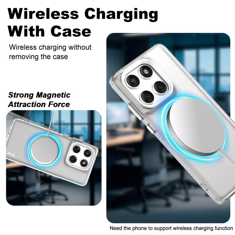 For Motorola Edge 60 Fusion IMAK Chocolate Series TPU + PET MagSafe Phone Case(White) - free shipping - PMC TechLife - Order now!