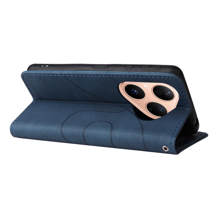 For Huawei Pura 80 5G Dual-color Splicing Flip Leather Phone Case(Blue) - free shipping - PMC TechLife - Order now!