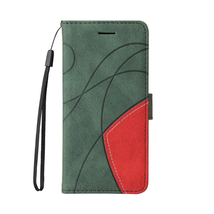 For Huawei Pura 80 5G Dual-color Splicing Flip Leather Phone Case(Green) - free shipping - PMC TechLife - Order now!