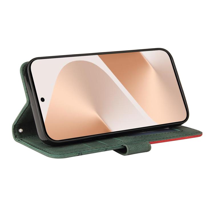 For Huawei Pura 80 5G Dual-color Splicing Flip Leather Phone Case(Green) - free shipping - PMC TechLife - Order now!