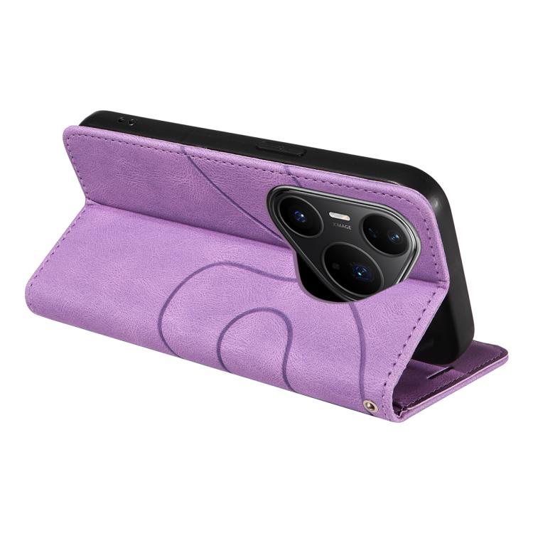 For Huawei Pura 80 Pro 5G Dual-color Splicing Flip Leather Phone Case(Purple) - free shipping - PMC TechLife - Order now!