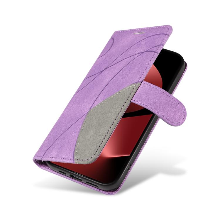 For Huawei Pura 80 Pro 5G Dual-color Splicing Flip Leather Phone Case(Purple) - free shipping - PMC TechLife - Order now!