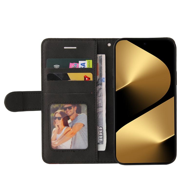 For Huawei Pura 80 Ultra 5G Dual-color Splicing Flip Leather Phone Case(Black) - free shipping - PMC TechLife - Order now!