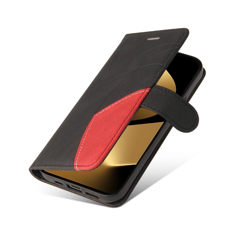 For Huawei Pura 80 Ultra 5G Dual-color Splicing Flip Leather Phone Case(Black) - free shipping - PMC TechLife - Order now!