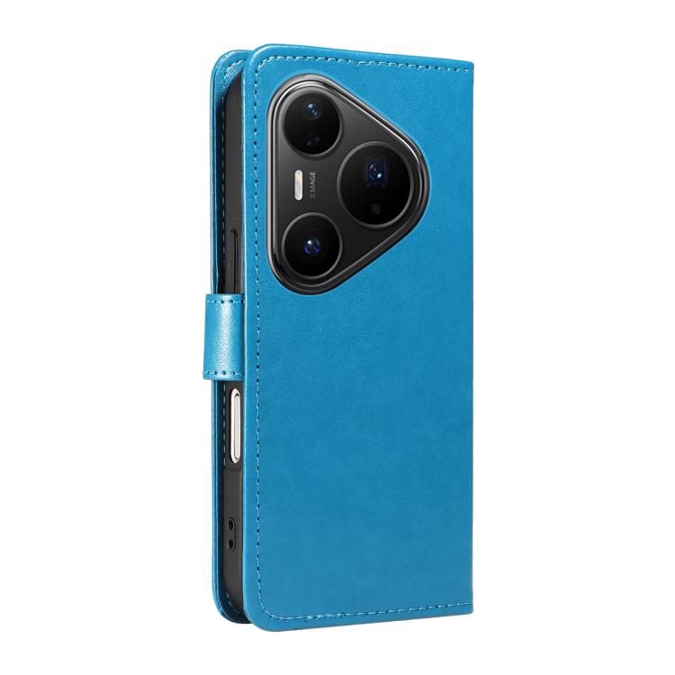 For Huawei Pura 80 Pro 5G Cat and Bee Embossed Flip Leather Phone Case(Blue) - free shipping - PMC TechLife - Order now!