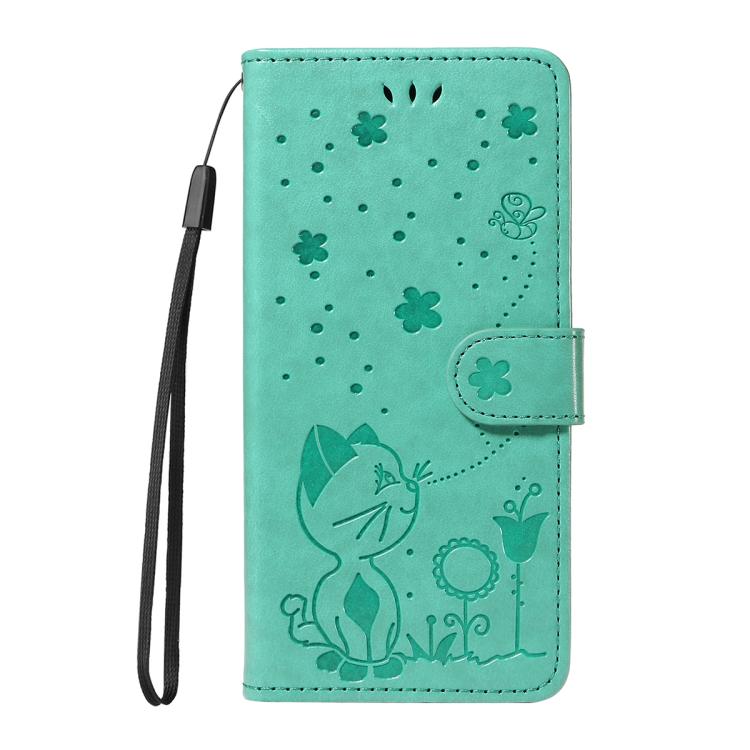 For Huawei Pura 80 Ultra 5G Cat and Bee Embossed Flip Leather Phone Case(Green) - free shipping - PMC TechLife - Order now!