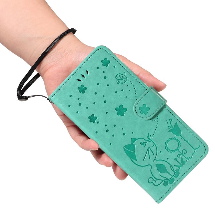 For Huawei Pura 80 Ultra 5G Cat and Bee Embossed Flip Leather Phone Case(Green) - free shipping - PMC TechLife - Order now!