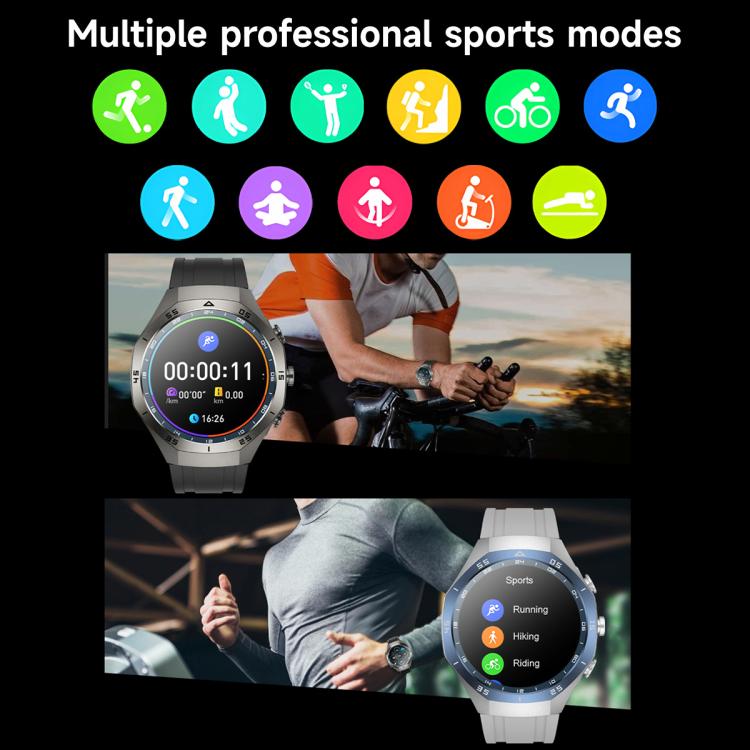F38 Dual-ear Bluetooth Earphone Smart Watch IP67 Supports Heart Rate Monitoring, Watchband:Silicone(Silver) - free shipping - PMC TechLife - Order now!