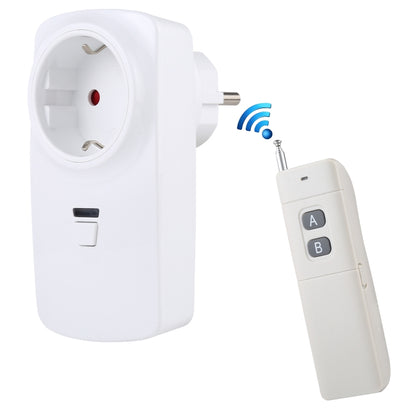 AK-DL220 220V Smart Wireless Remote Control Socket with Remote Control, Plug Type:EU Plug - Smart Socket by PMC Jewellery | Online Shopping South Africa | PMC Jewellery | Buy Now Pay Later Mobicred