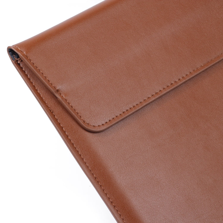 PU Leather Ultra-thin Envelope Bag Laptop Bag for MacBook Air / Pro 11 inch, with Stand Function(White) - Protective Bags by PMC Jewellery | Online Shopping South Africa | PMC Jewellery | Buy Now Pay Later Mobicred