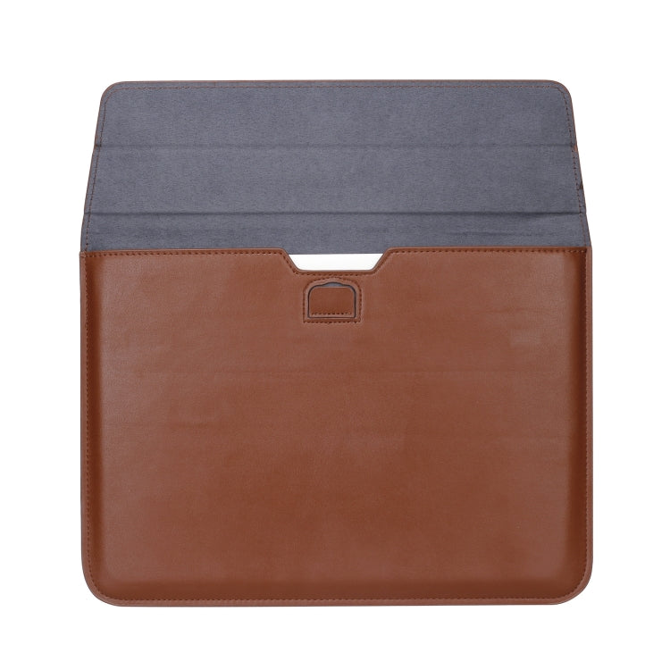 PU Leather Ultra-thin Envelope Bag Laptop Bag for MacBook Air / Pro 11 inch, with Stand Function(Black) - Protective Bags by PMC Jewellery | Online Shopping South Africa | PMC Jewellery | Buy Now Pay Later Mobicred