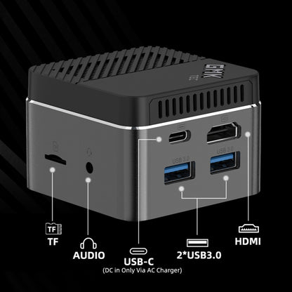 GMK NucBox Windows 10 System Mini PC, Intel Celeron J4125 Quad Core 64bit 14nm 2GHz-2.7GHz, Support WiFi & Bluetooth & RJ45, 8GB+128GB,EU Plug - Windows Mini PCs by PMC Jewellery | Online Shopping South Africa | PMC Jewellery | Buy Now Pay Later Mobicred