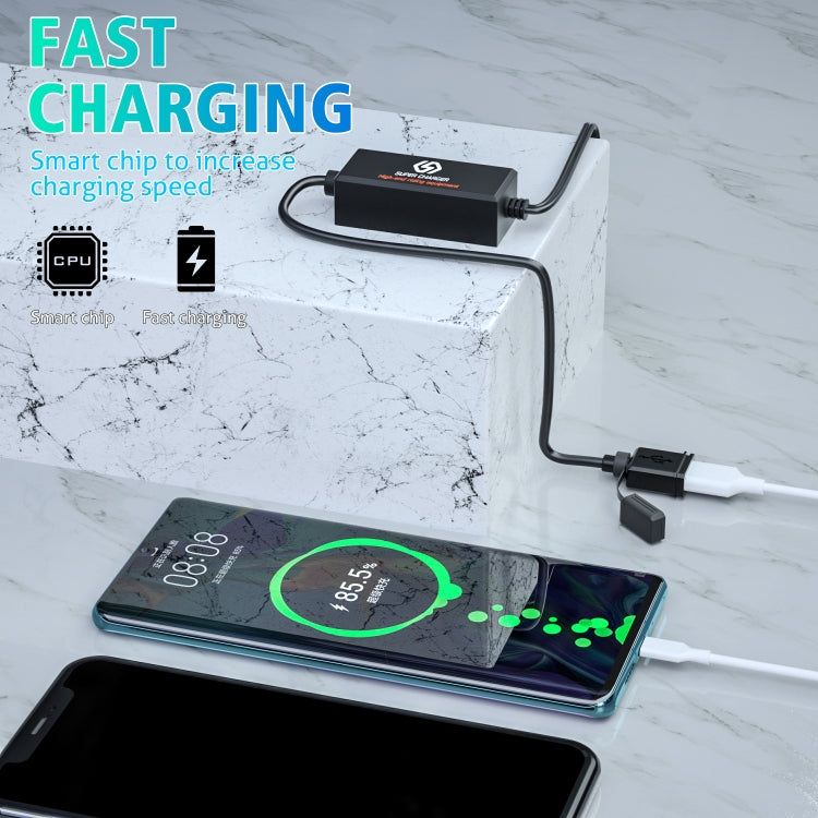 WUPP CS-1186B1 Motorcycle SAE Single USB Port Fast Charging Charger - free shipping - PMC TechLife - Order now!