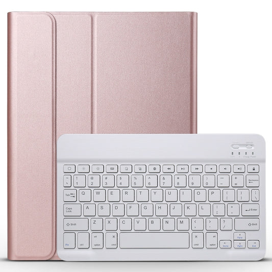 A098 Detachable Ultra-thin ABS Bluetooth Keyboard Tablet Case for iPad Air 4 10.9 inch (2020), with Stand(Rose Gold) - For iPad Air by PMC Jewellery | Online Shopping South Africa | PMC Jewellery