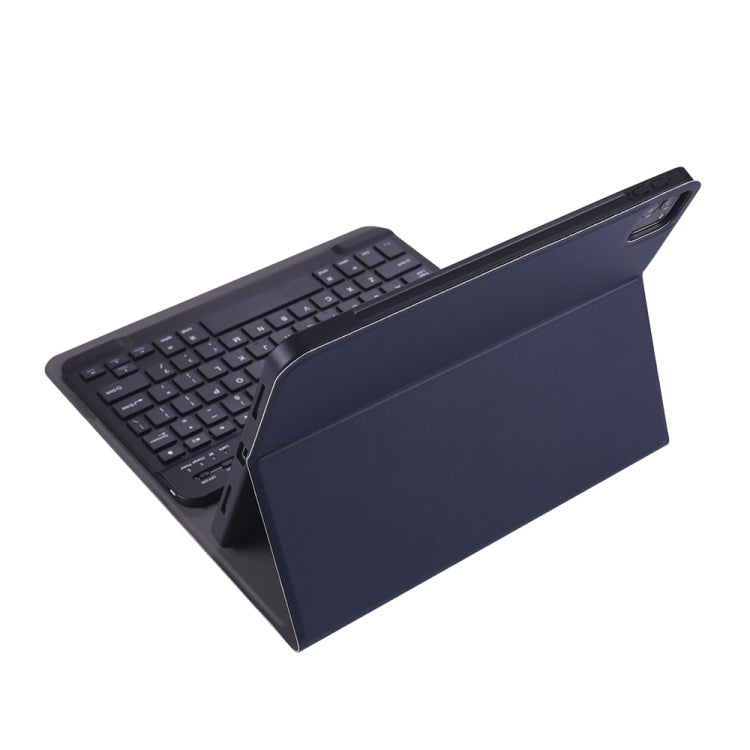 A098B TPU Detachable Ultra-thin Bluetooth Keyboard Tablet Case for iPad Air 11 2024 / 2025 / Air 4 10.9 inch 2020, with Stand & Pen Slot(Dark Blue) - For iPad Air by PMC Jewellery | Online Shopping South Africa | PMC Jewellery | Buy Now Pay Later Mobicred