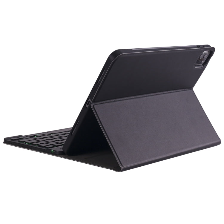 A098BS Detachable Ultra-thin Backlight Bluetooth Keyboard Tablet Case for iPad Air 11 2024 / 2025 / Air 4 10.9 inch 2020, with Stand & Pen Slot(Black) - For iPad Air by PMC TechLife | Online Shopping South Africa | PMC TechLife | Buy Now Pay Later Mobicred