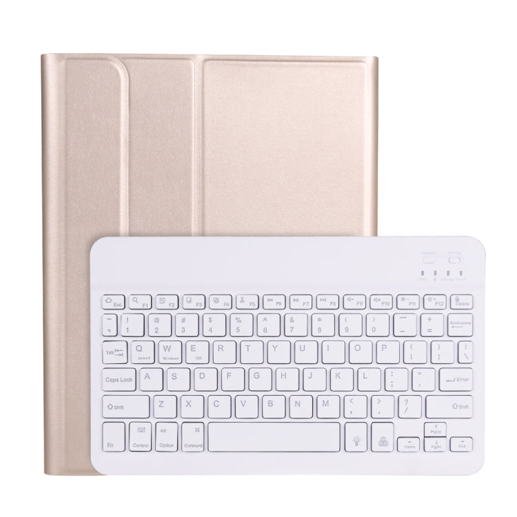 A098BS Detachable Ultra-thin Backlight Bluetooth Keyboard Tablet Case for iPad Air 11 2024 / 2025 / Air 4 10.9 inch 2020, with Stand & Pen Slot(Gold) - For iPad Air by PMC Jewellery | Online Shopping South Africa | PMC Jewellery | Buy Now Pay Later Mobicred