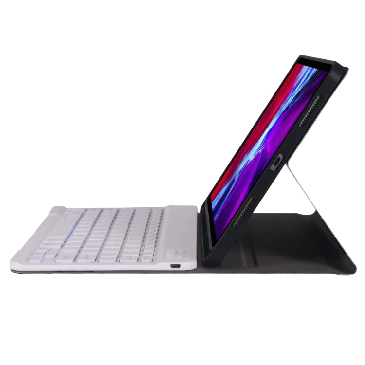 A098BS Detachable Ultra-thin Backlight Bluetooth Keyboard Tablet Case for iPad Air 11 2024 / 2025 / Air 4 10.9 inch 2020, with Stand & Pen Slot(Rose Gold) - For iPad Air by PMC Jewellery | Online Shopping South Africa | PMC Jewellery | Buy Now Pay Later Mobicred