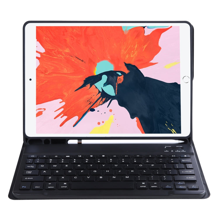 T098B Integrated Ultra-thin Candy Colors Bluetooth Keyboard Tablet Case for  iPad Air 11 2024 / 2025 / Air 4 10.9 inch 2020, with Stand & Pen Slot(Black) - For iPad Air by PMC Jewellery | Online Shopping South Africa | PMC Jewellery | Buy Now Pay Later Mobicred