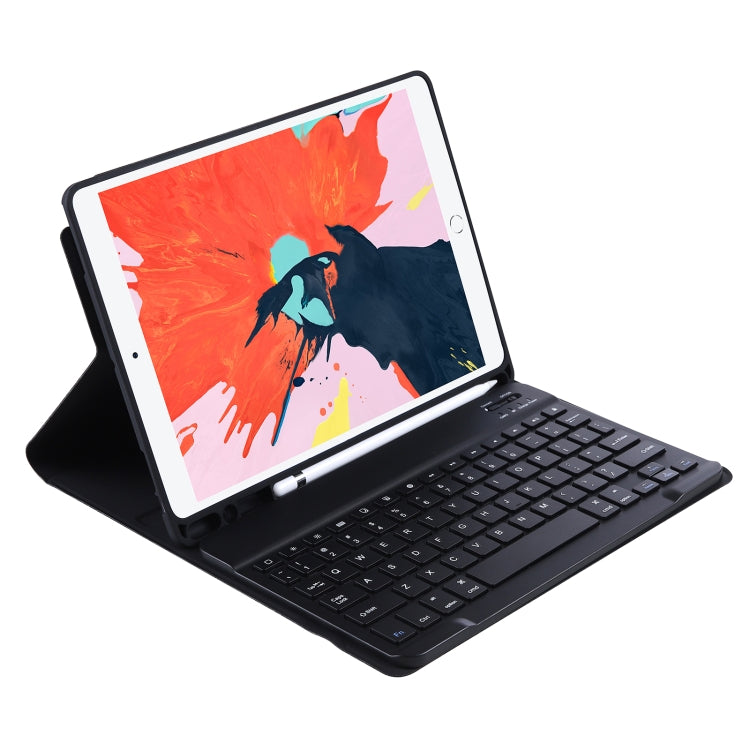 T098B Integrated Ultra-thin Candy Colors Bluetooth Keyboard Tablet Case for  iPad Air 11 2024 / 2025 / Air 4 10.9 inch 2020, with Stand & Pen Slot(Black) - For iPad Air by PMC Jewellery | Online Shopping South Africa | PMC Jewellery | Buy Now Pay Later Mobicred