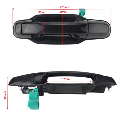 2 PCS Car Rear Door Outside Handle 83650-3E010+83660-3E010 for KIA Sorento 2003-2006 - Door Handles by PMC Jewellery | Online Shopping South Africa | PMC Jewellery | Buy Now Pay Later Mobicred