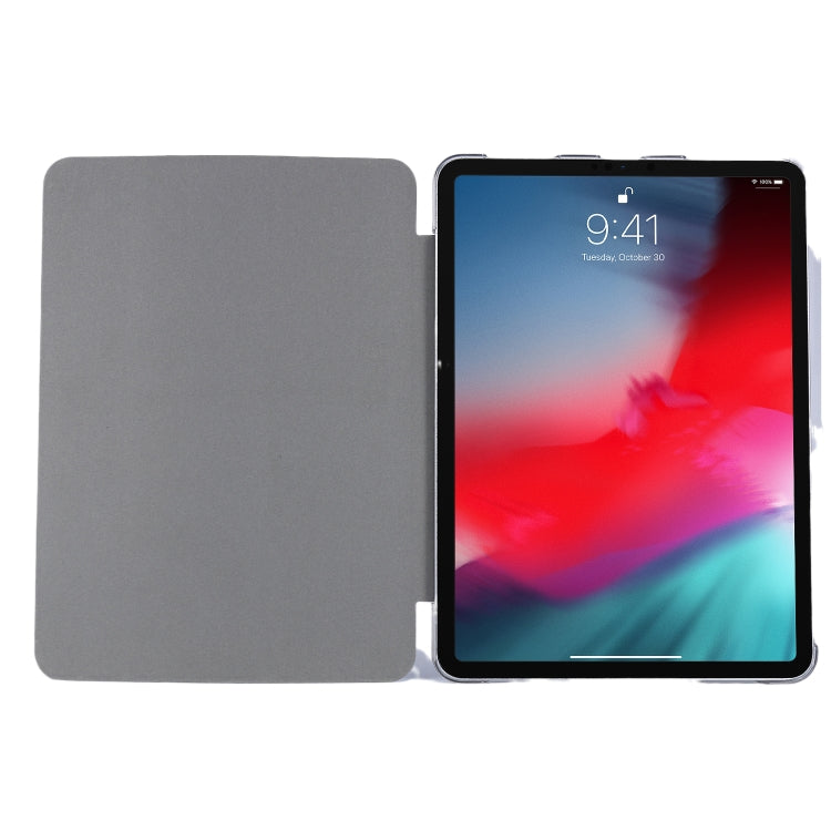 Silk Texture Flip Magnetic PU Leather Smart Case with Three-folding Holder For iPad Air 11 2024 / Air 2022 / 2020 10.9(Blue) - iPad Air (2022) / (2020) 10.9 Cases by PMC TechLife | Online Shopping South Africa | PMC TechLife | Buy Now Pay Later Mobicred