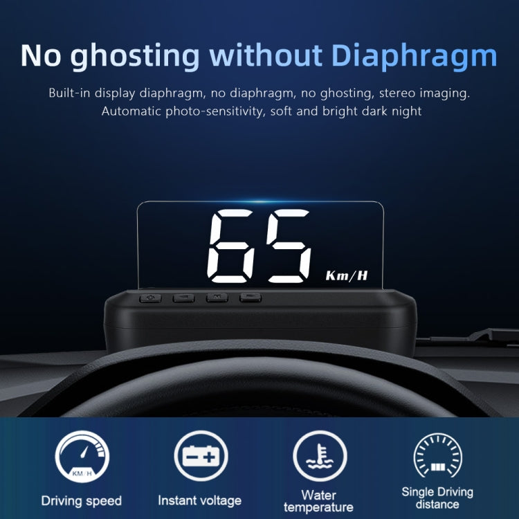 C100 Car HUD Head-up Display OBD2 Fault Code Elimination Overspeed / Fault Alarm - Head Up Display System by PMC Jewellery | Online Shopping South Africa | PMC Jewellery | Buy Now Pay Later Mobicred