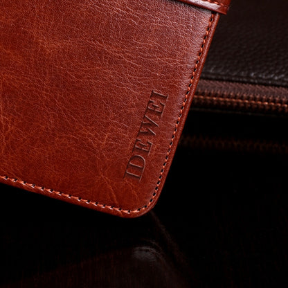 For Blackview BV5500 idewei Crazy Horse Texture Horizontal Flip Leather Case with Holder & Card Slots & Wallet(Rose Red) - More Brand by idewei | Online Shopping South Africa | PMC Jewellery | Buy Now Pay Later Mobicred