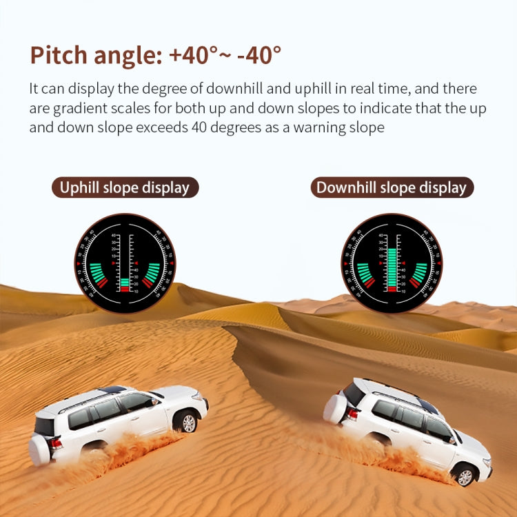 P18 GPS Car HUD Head-up Display Vehicle Speed / Voltage / Mileage - Head Up Display System by PMC Jewellery | Online Shopping South Africa | PMC Jewellery | Buy Now Pay Later Mobicred