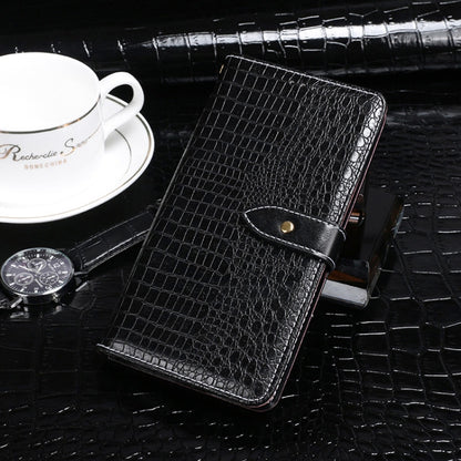 For Blackview BV6900 idewei Crocodile Texture Horizontal Flip Leather Case with Holder & Card Slots & Wallet(Black) - More Brand by idewei | Online Shopping South Africa | PMC Jewellery | Buy Now Pay Later Mobicred