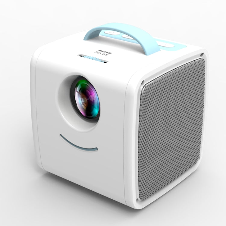 Q2 LED 1080P Mini Portable Projector Children Projector, Plug Type:UK Plug(Blue White) - Mini Projector by PMC Jewellery | Online Shopping South Africa | PMC Jewellery | Buy Now Pay Later Mobicred