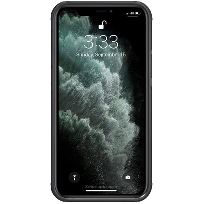 For iPhone 12 mini NILLKIN Cyclops PC + TPU Protective Case with Movable Stand (Black) - iPhone 12 mini Cases by NILLKIN | Online Shopping South Africa | PMC Jewellery | Buy Now Pay Later Mobicred