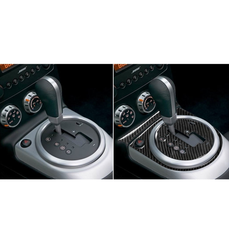 Car Carbon Fiber with Automatic Transmission Gears Panel Decorative Sticker for Nissan 350z 2006-2009, Right Drive - Car Interior Mouldings by PMC Jewellery | Online Shopping South Africa | PMC Jewellery | Buy Now Pay Later Mobicred