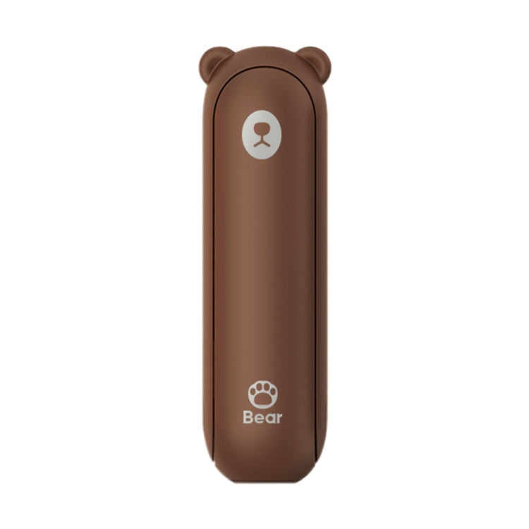 Xiaomi Youpin JISULIFE F8 Multifunctional Mini Fan Handheld Folding Fan(Brown) - Electric Fans by Xiaomi | Online Shopping South Africa | PMC Jewellery | Buy Now Pay Later Mobicred