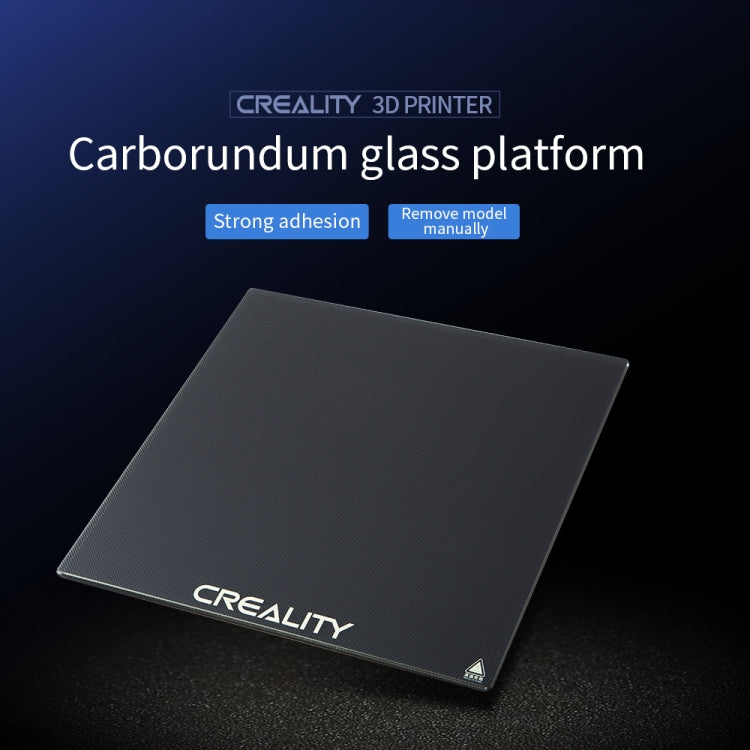 Creality Carborundum Glass Plate Platform Heated Bed Build Surface for Ender-3 3D Printer Part - Parts by Creality | Online Shopping South Africa | PMC Jewellery | Buy Now Pay Later Mobicred