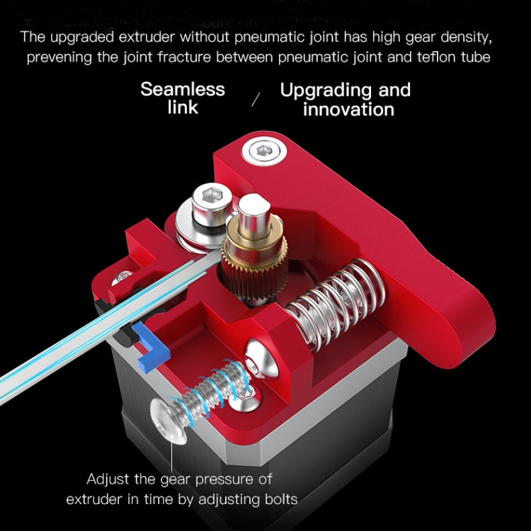 Creality All Metal Red Block Bowden Extruder Kit for Ender-3 / Ender-3 Pro / Ender-3 V2 / CR-10 Pro V2 3D Printer - Parts by Creality | Online Shopping South Africa | PMC Jewellery