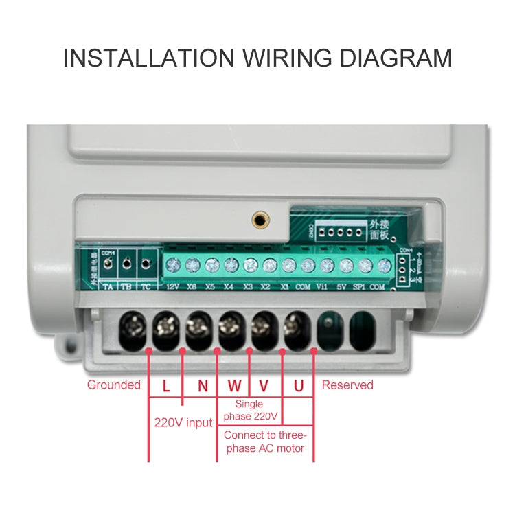 AT1-0450X 0.45KW 220V Single-phase Input Three-phase Output Inverter Motor Governor - Relays by PMC Jewellery | Online Shopping South Africa | PMC Jewellery | Buy Now Pay Later Mobicred