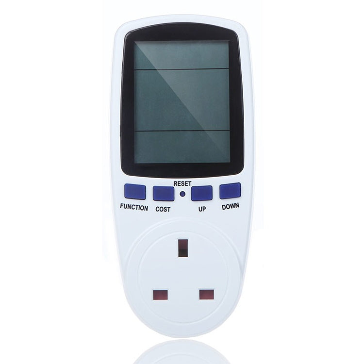 AC 230-250V 50Hz Max 13A LCD Display Energy Meter Watt Volt Voltage Power Analyzer Automatic Electricity Monitor Analyzer Power, UK Plug - Current & Voltage Tester by PMC TechLife | Online Shopping South Africa | PMC TechLife | Buy Now Pay Later Mobicred