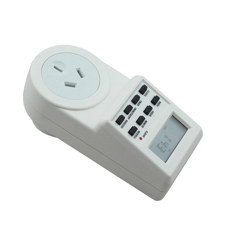 AC 240V Smart Home Plug-in LCD Display Clock Summer Time Function 12/24 Hours Changeable Timer Switch Socket, AU Plug - Energy Saving Timer Socket by PMC TechLife | Online Shopping South Africa | PMC TechLife | Buy Now Pay Later Mobicred