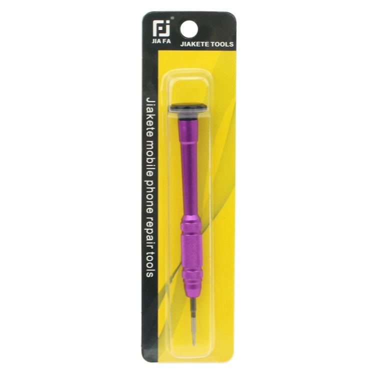 JIAFA JF-609-1.5 Cross 1.5 Mobile Phone Repair Screwdriver (Magenta) - Screwdriver by JIAFA | Online Shopping South Africa | PMc TechLife | Buy Now Pay Later Mobicred