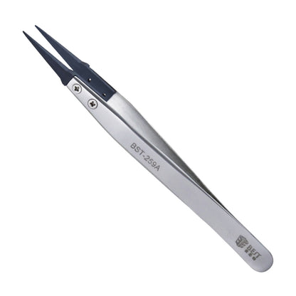 BEST BST-259A  Stainless Steel Snti Static Tweezer - Tweezers by PMC Jewellery | Online Shopping South Africa | PMC Jewellery | Buy Now Pay Later Mobicred