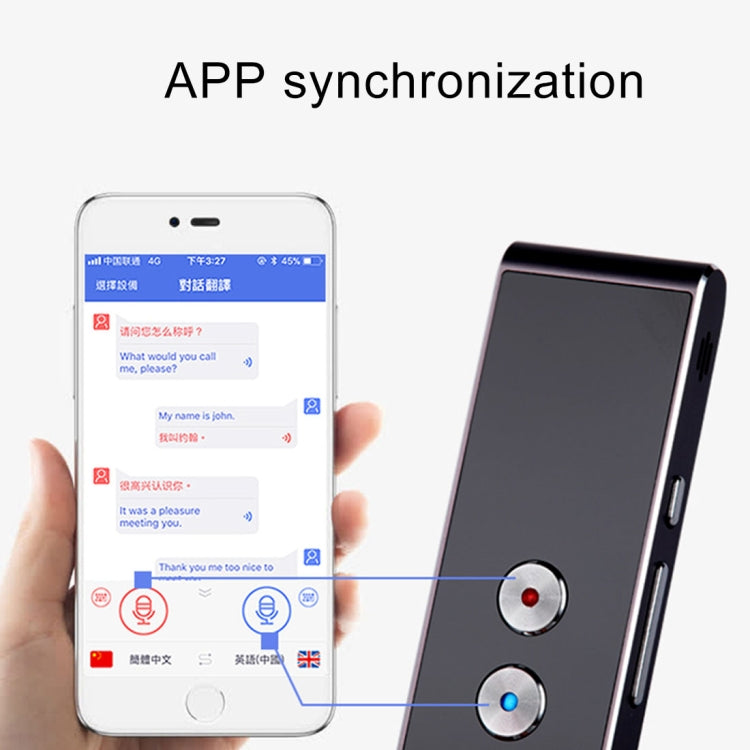 T8 Handheld Pocket Smart Voice Translator Real Time Speech Translation Translator with Dual Mic, Support 33 Languages(Gold) - Other Style by PMC TechLife | Online Shopping South Africa | PMC TechLife | Buy Now Pay Later Mobicred