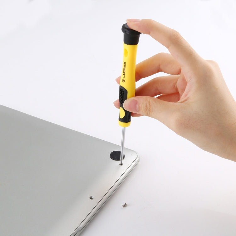 JIAFA JF-611-1.5 Cross 1.5 Mobile Phone Repair Screwdriver(Yellow) - Screwdriver by JIAFA | Online Shopping South Africa | PMc TechLife | Buy Now Pay Later Mobicred