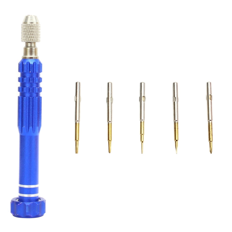 JF-6688 5 in 1 Metal Multi-purpose Pen Style Screwdriver Set for Phone Repair(Blue) - free shipping - PMC TechLife - Order now!