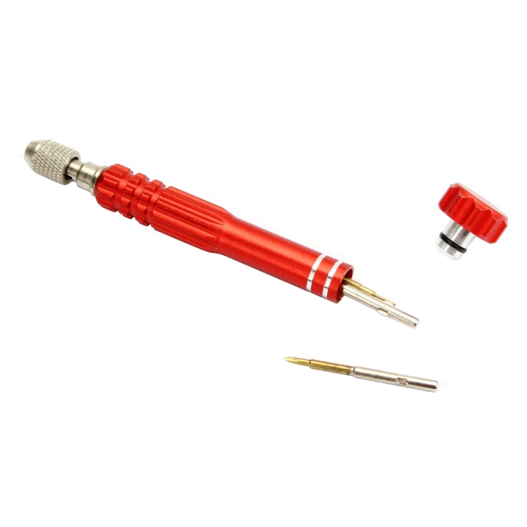 JF-6688 5 in 1 Metal Multi-purpose Pen Style Screwdriver Set for Phone Repair(Red) - free shipping - PMC TechLife - Order now!