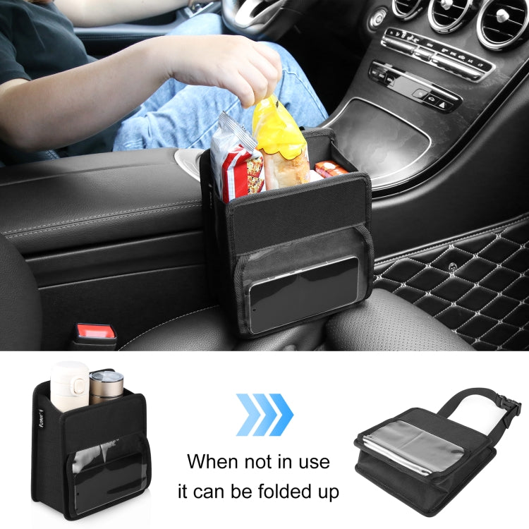 FUNADD Portable Folding Car Back Seat Hook Storage Box (Black) - Seat Accessories by FunAdd | Online Shopping South Africa | PMC Jewellery | Buy Now Pay Later Mobicred